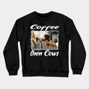 Cows Classic Funny distressed Tee Crewneck Sweatshirt